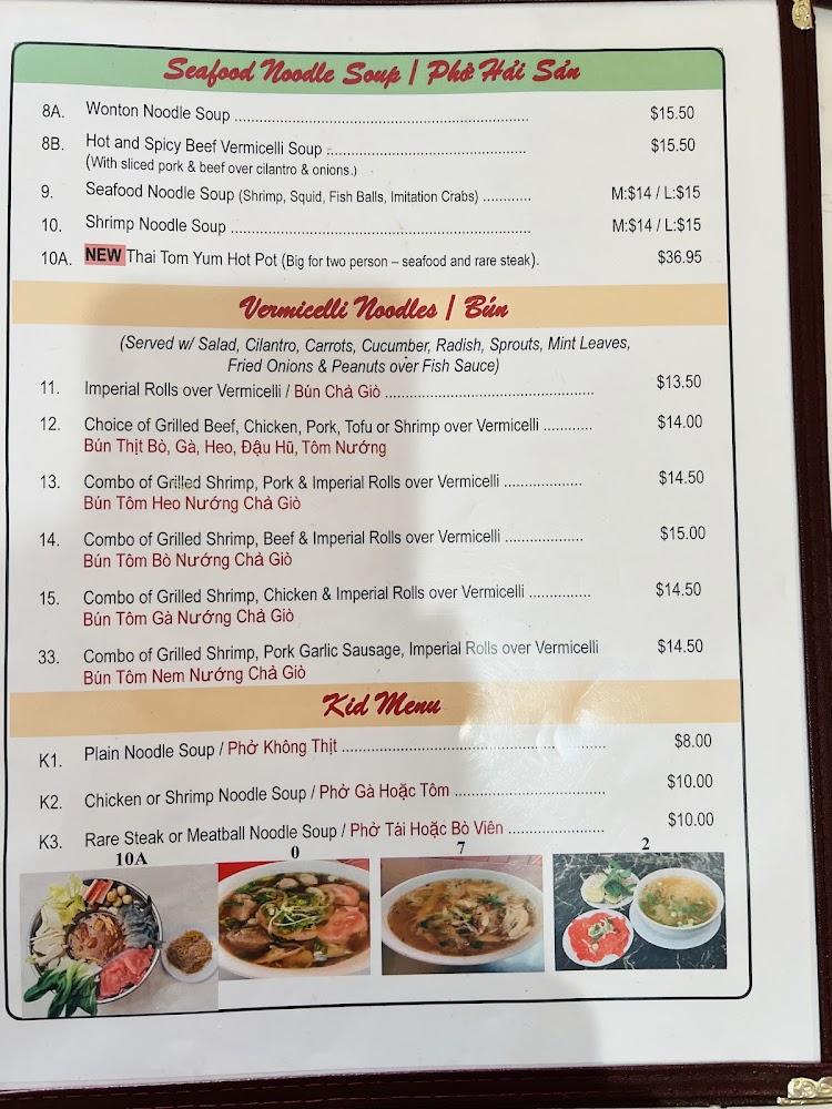Saigon Noodles Menu image 3